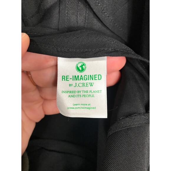 J. Crew Going Out Blazer Black Womens 8 Tall Lady Work Professional Minimalist - Picture 8 of 10